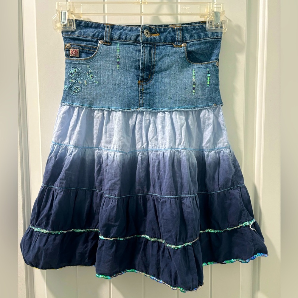 Paris Blues - Denim Midi Skirt